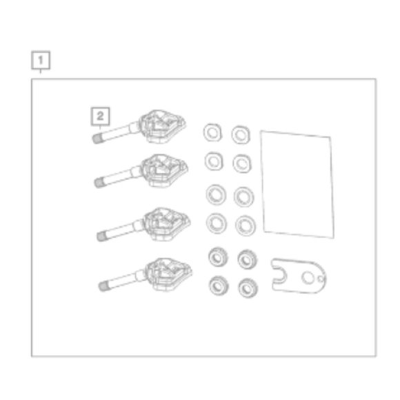 2023 2024 Dodge Ram OEM New Mopar TIRE TRAILER TPM SENSOR KIT 68600218AA - Picture 12 of 15